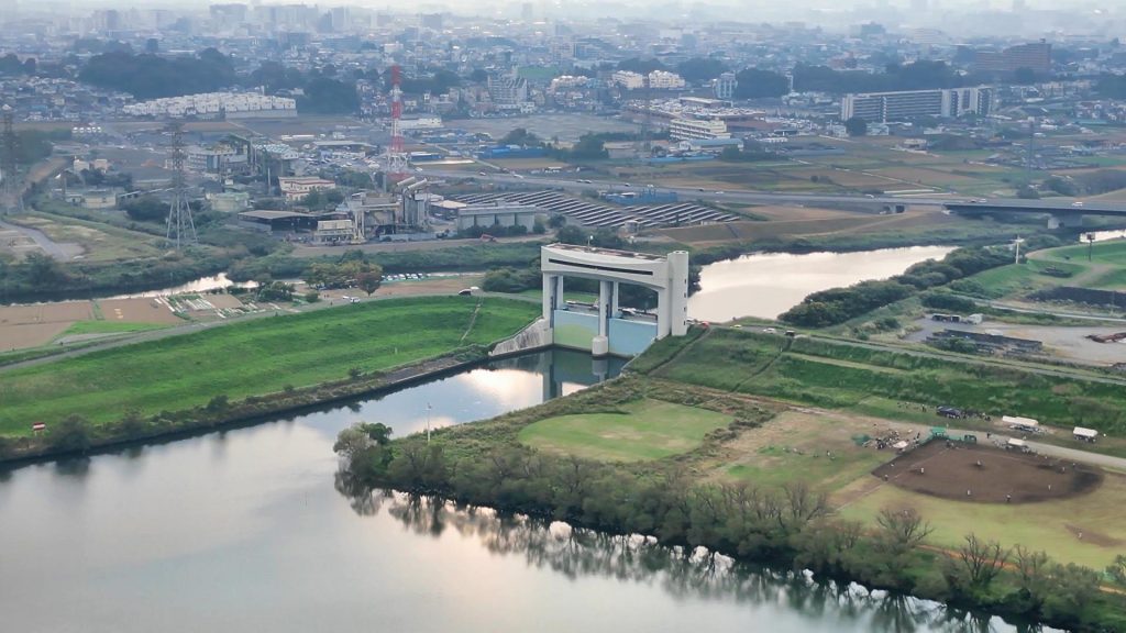 朝霞水門